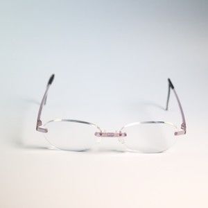 eyephorics swiss made eyeglasses rimless frame tail tip ends kids eyewear N9